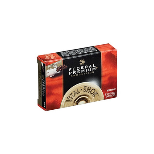 12 GAUGE 3'' 12 PELLET #00 BUCKSHOT 5/BOX