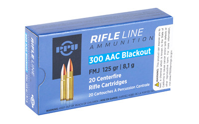 PPU 300BLK FMJ 125GR 20/BOX