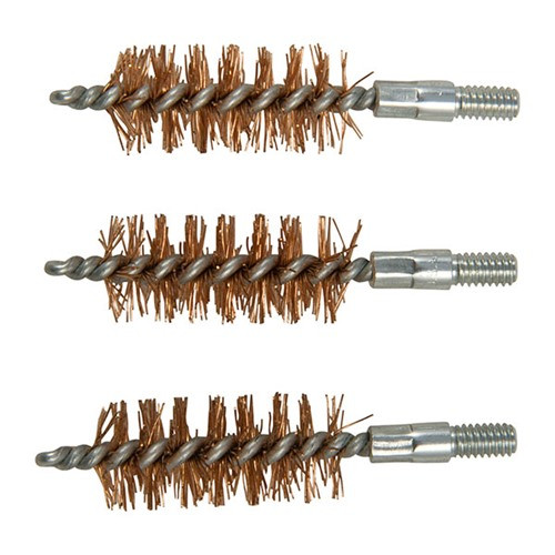 475-480 CALIBER DOUBLE-TUFF BRONZE PISTOL BRUSH 3 PACK