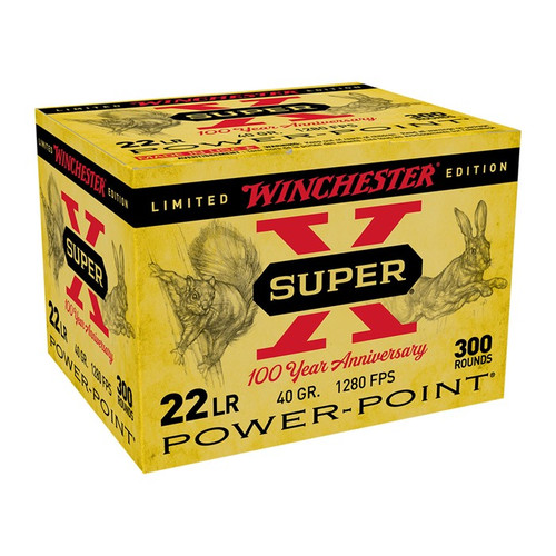22 LONG RIFLE 40GR POWER-POINT 300/BOX