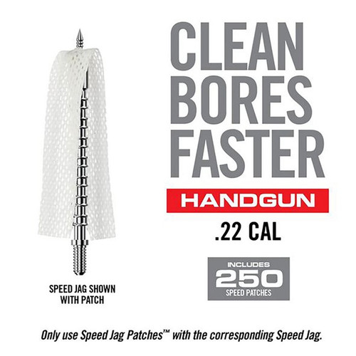 BORE-MAX SPEED JAG PATCH REFILL PACK 4'' S 250CT