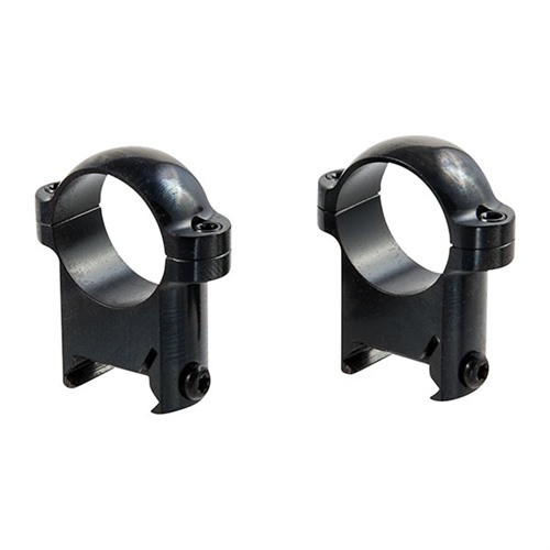 BURRIS HIGH 1" ZEE RINGS BLK