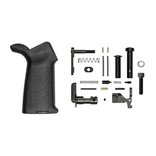 M4E1 LOWER PARTS KIT W/MOE GRIP, NO FCG FOR AR-15 BLACK