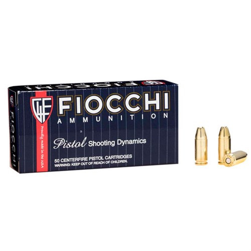 FIOCCHI SHOOTING DYNAMICS 9MM 124GR JHP 50/BX