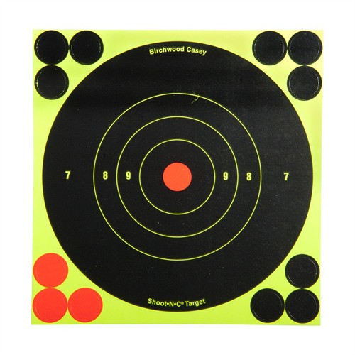 B/C SHT-N-C RND BULLSEYE TGT 12-6"