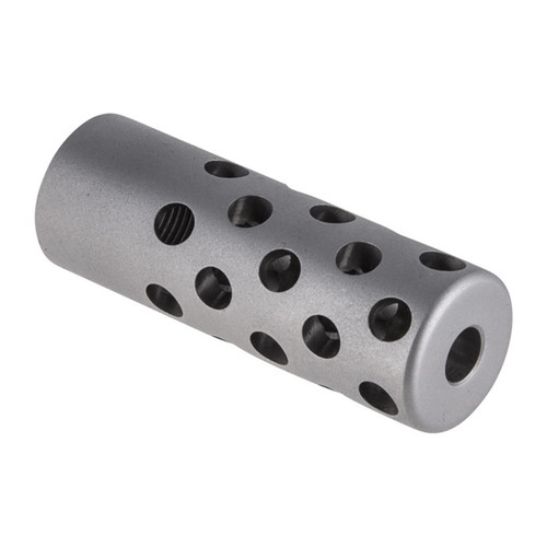 QUIET MUZZLE BRAKE 6.5 CALIBER 5/8-24 STAINLESS STEEL