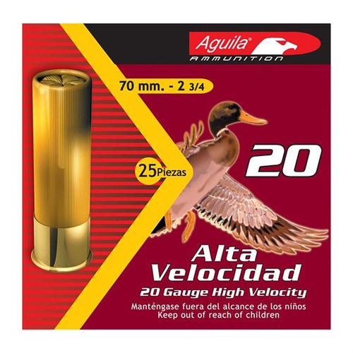 AGUILA AMMO 20GA 2-3/4   1OZ #6 25RD