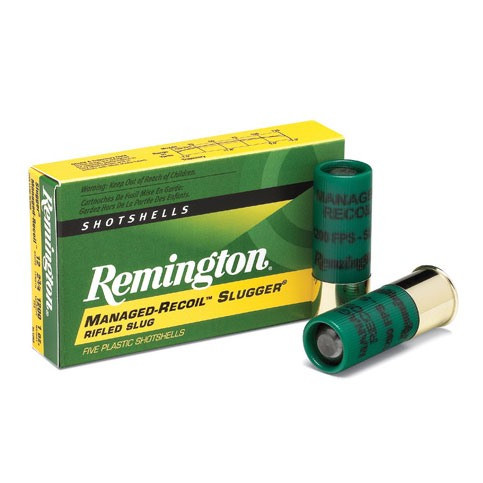 REMINGTON MANAGED-RECOIL SLUGGER 12GA 2.75'' 1OZ SLUG 5/BX