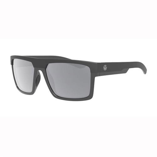 MATTE & GLOSS BLACK SHADOW GRAY LENS GLASSES