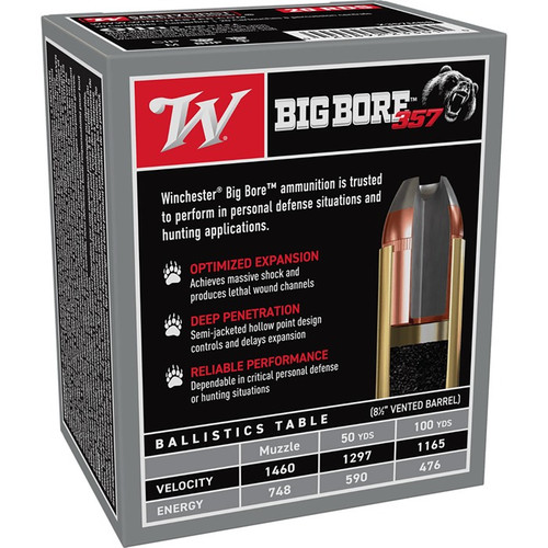 WIN BIG BORE 357 MAG 158GR 20/200
