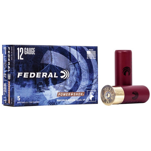 Federal - 12 GAUGE 2-3/4'' 1 OZ RIFLED SLUG 5/BOX