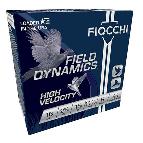 Fiocchi Ammunition 16 GAUGE 2-3/4'' 1-1/8OZ #6 25/BOX