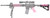 PINK RUBBER MIL-SPECHOGUE AR-15 COLLAPSIBLE STOCK 