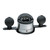 Ritchie B-200P Navigator Steel Boat Compass - Binnacle Mount - Stainless Steel/Black