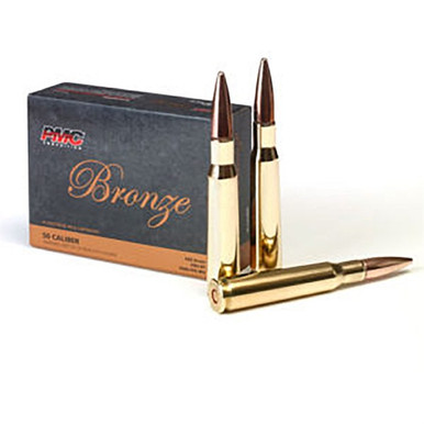  BRONZE 50 BMG 660GR FMJ-BT 10/BX Ammo