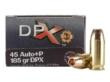 -BON Handgun Ammunition .45 ACP 185 Gr DPX 1075 Fps 20/box Ammo