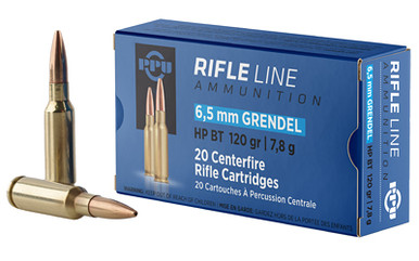  6.5 GRENDEL 120GR HPBT 20/BOX Ammo