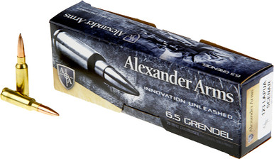 UA SCENAR 20RD 10BX/CSALEXANDER 6.5 GRENDEL 123GR Ammo