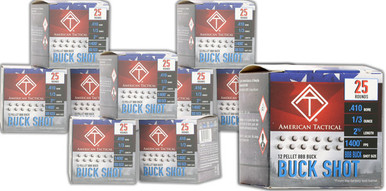  1400FPS 250/BOX LOTATI BUCK SHOT 410 2.5 1/3OZ Ammo