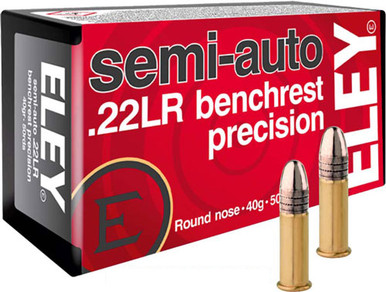 AUTO BENCHREST 50RD 100BX/CSELEY PRECISION 22LR 40GR SEMI O BENCHREST 50RD 100BX/CSELEY PRECISION 22LR 40GR SEMI Ammo