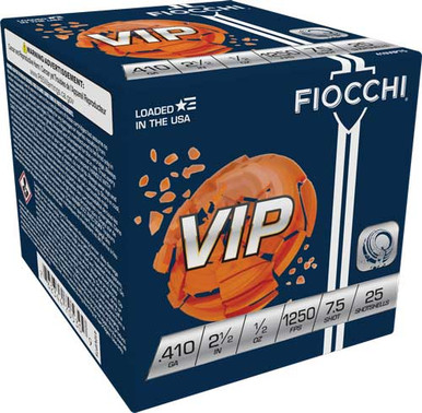 5 1250FPS 250RD CASE LOTFIOCCHI VIP 410 2.5 1/2OZ Ammo