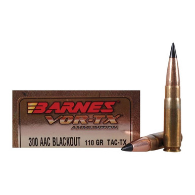  AAC BLACKOUT 110GR TIPPED TAC-TX FLAT BASE 20/BOX Ammo