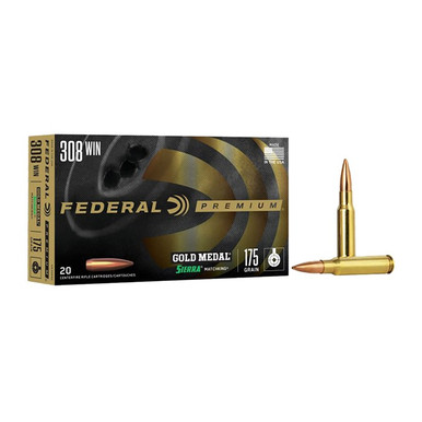  WINCHESTER 175GR SIERRA MATCHKING HPBT 20/BOX Ammo