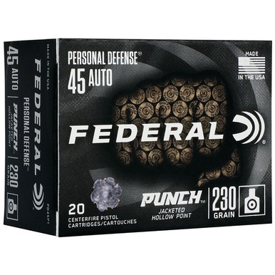 ACP 230GR JACKETED HOLLOW POINT 20/BOX Ammo