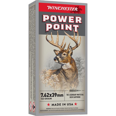 2X39MM 123GR SOFT POINT 20/BOX Ammo