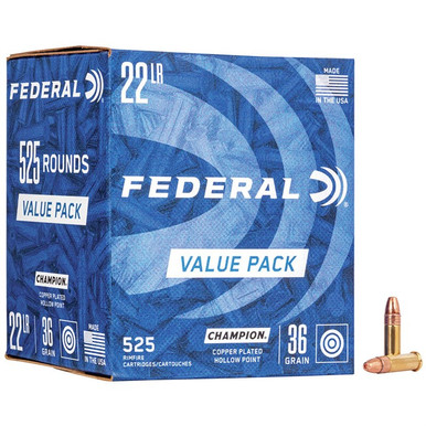 MPION TRAINING 22 LR 36GR COPPER PLATED HP 525/BOX Ammo