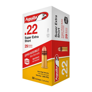 SHORT 29GR COPPER PLATED SOLID POINT 50/BOX Ammo