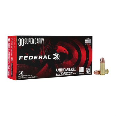 30 SUPER CARRY 100GR FULL METAL JACKET 50/BOX SUPER CARRY 100GR FULL METAL JACKET 50/BOX Ammo