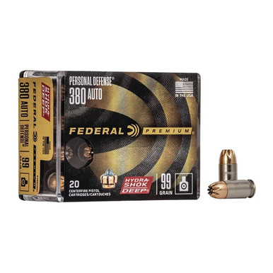  AUTO 99GR JACKETED HOLLOW POINT 20/BOX Ammo