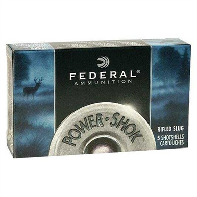 GAUGE 2-3/4 4/5 OZ RIFLED SLUG 5/BOX Ammo