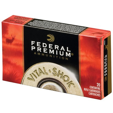 ERAL VITAL SHOK 7MM REM MAG 160GR NOSLER PARTITION 20/BX Ammo