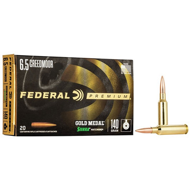  CREEDMORE 140GR SIERRA MATCHKING BTHP 20/BOX Ammo