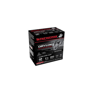 CHESTER DRYLOK SUPER STEEL MAG 12GA 2.75 1-1/4OZ #4 25/BOX Ammo