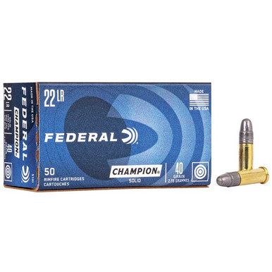 MPION TRAINING 22 LR 40GR LEAD ROUND NOSE 50/BOX Ammo