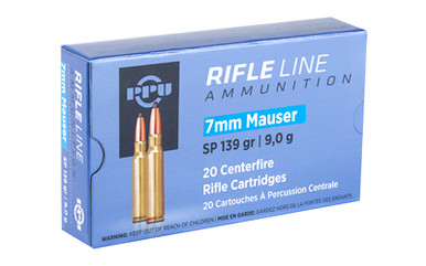 7MM MAUSER SP 139GR 20/Box Ammo