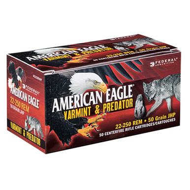  AM EAGLE V&P 22-250 50GR 50/BOX Ammo