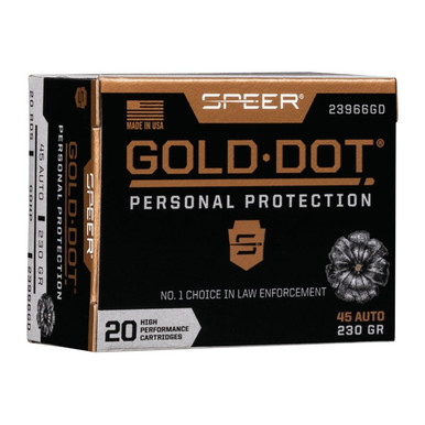  GOLD DOT 45ACP 230GR HP 20/Box Ammo