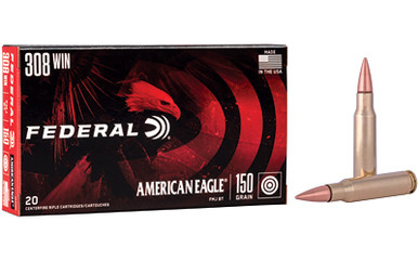  AM EAGLE 308 150GR FMJ 20/BOX Ammo