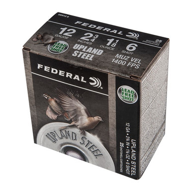  FLD/RANGE STEEL 12GA 2 3/4 #6 25/BOX Ammo