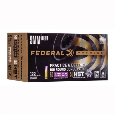  PRCTC & DFND 9MM HST/SYN 124GR Ammo
