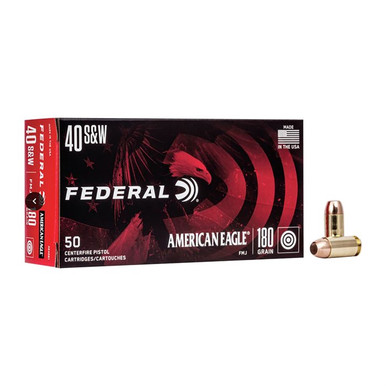  AM EAGLE 40SW 180GR FMJ 50/BOX Ammo