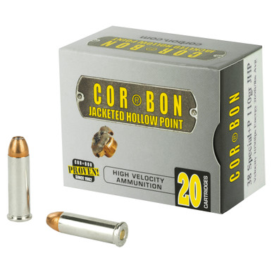 BON 38SPL P 110GR JHP 20/BOX Ammo
