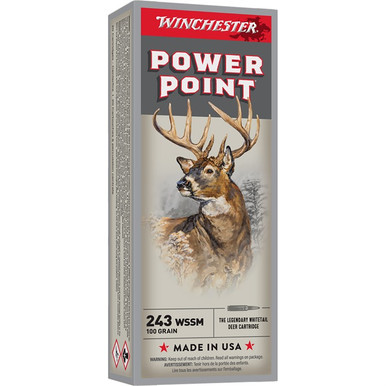  WSSM 100GR POWER-POINT 20/BOX Ammo