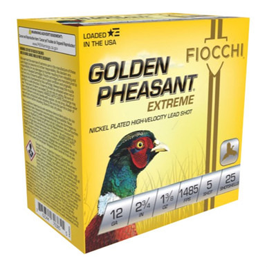 GAUGE 2-3/4 1-3/8 OZ #5 NICKEL PLATED SHOT 25/BOX Ammo