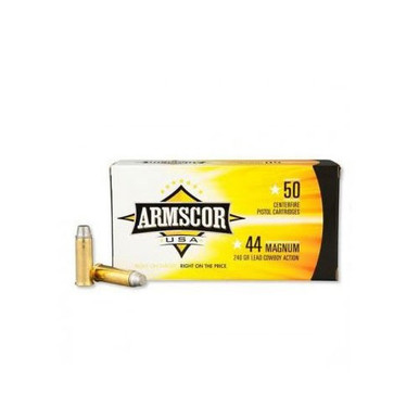 SCOR US 44MAG 240GR SWC 50RDS Ammo