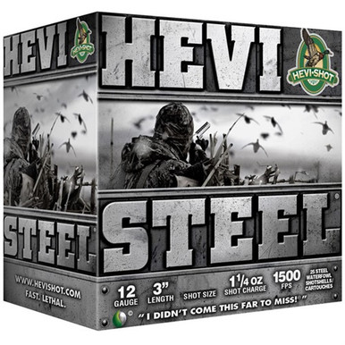 I-SHOT HEVI-STEEL 12GA 3 1-1/4OZ #2 25/BX Ammo